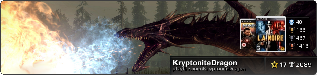 KryptoniteDragon Trophy Card