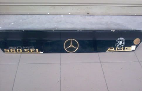Details Item Mercedes Benz W124 AMG Rear Spoiler Price RM 280 nett