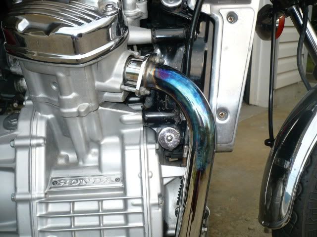 cx500 2 into 1 exhaust