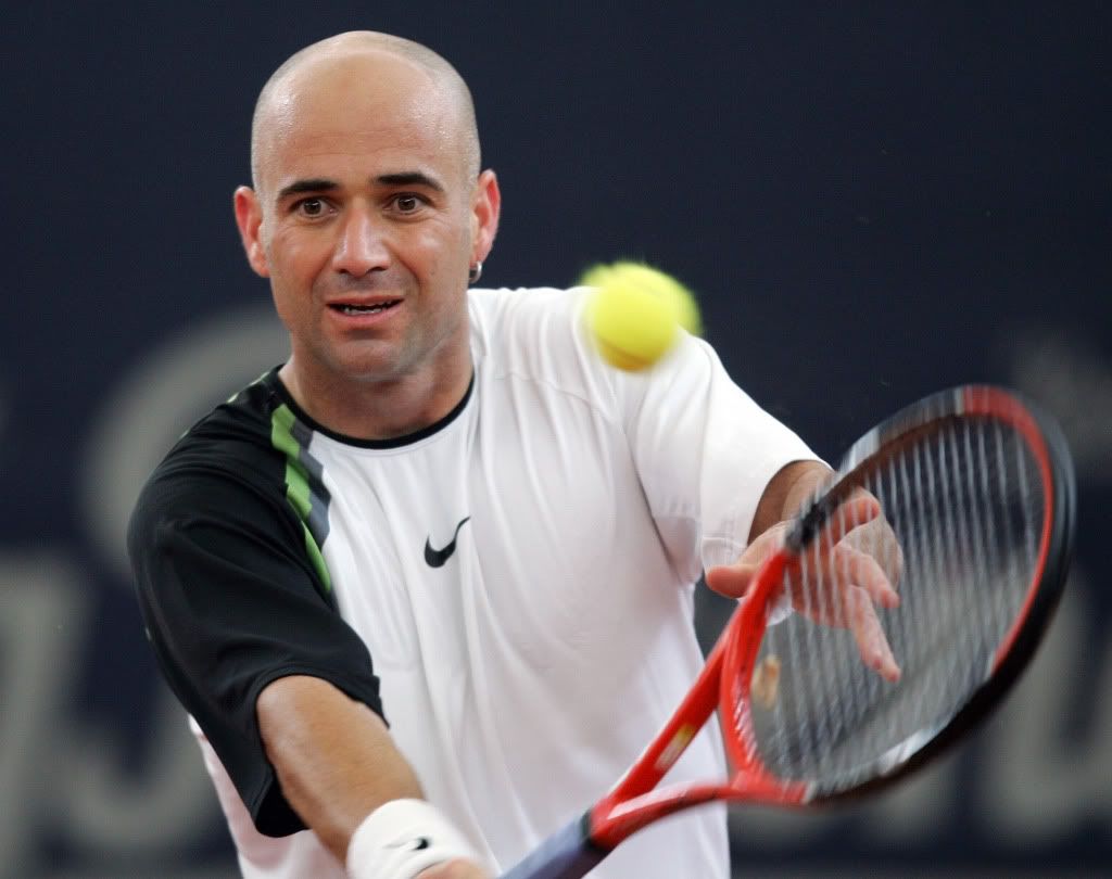 andre agassi - winner of Sports Comp Sept 09