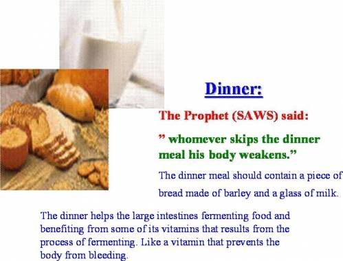 diet6 - Diet of Prophet Mohammar(P.B.U.H)