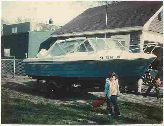 Second was a 17' Columbia with a 70 HP Chrysler outboard