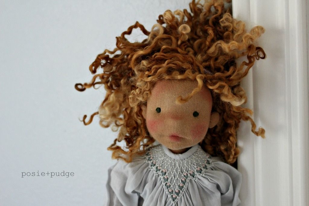 Albie-11" Posie and Pudge Natural Fiber Art Doll
