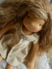 Lark a 12" Posie and Pudge Waldorf Inspired Doll