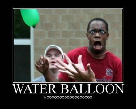 Water Balloon Demotivational