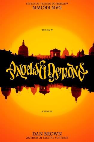 The book cover is an ambiagram. How meta.