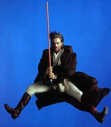 This pose is deadly serious.