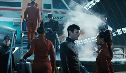 Spock and Uhura.