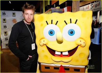 Ewan McGregor and SpongeBob Squarepants. Of course.