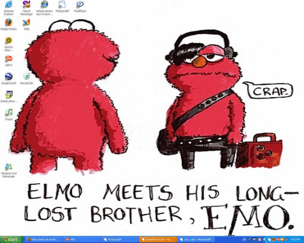  background and then combine it with your favorite Elmo Wallpaper theme!