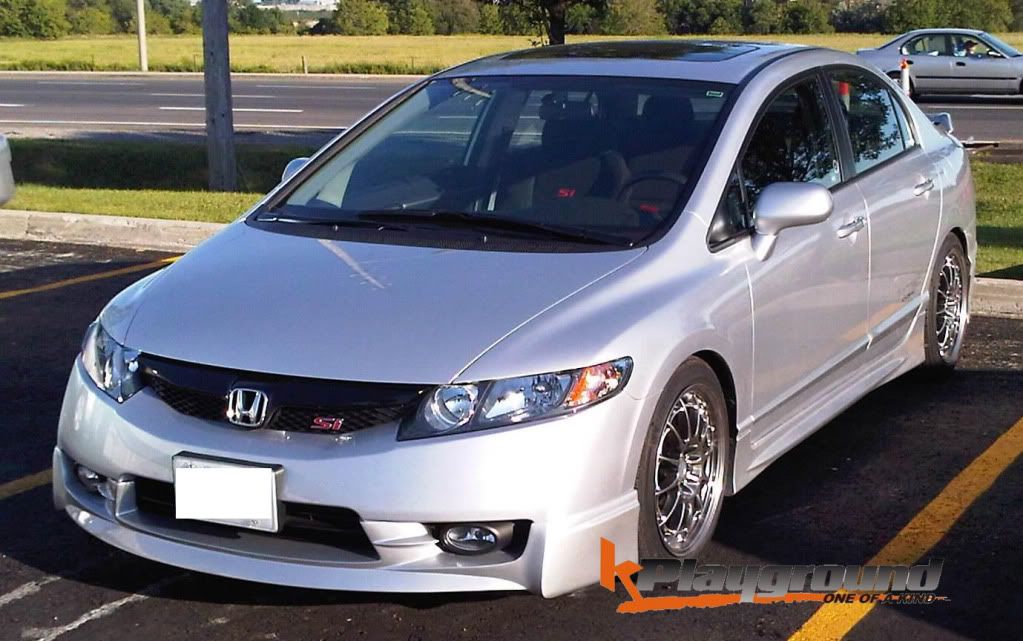 Kplayground 09+ Mugen Style Front Lip (sedan) 8th Generation Honda