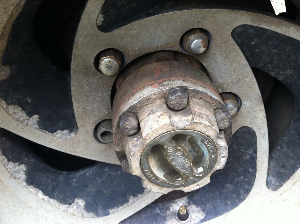 Different front hubs? International Full Size Jeep Association