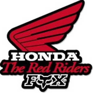Honda red rider #5