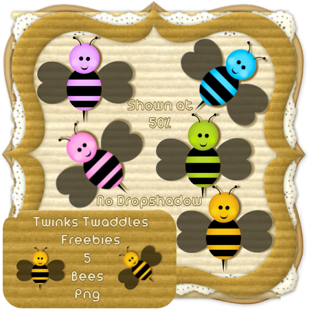 http://twinkstwaddles3.blogspot.com/2009/04/freebies-bees.html