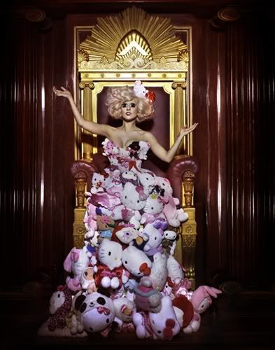 Hello Kitty dress by Lady Gaga Pictures, Images and Photos