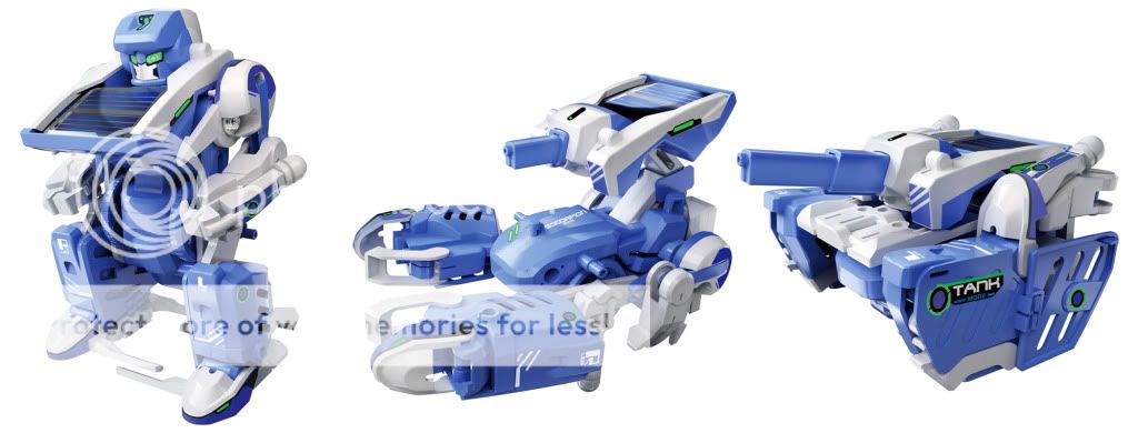 Robot T3 Solare 3 in 1 Transformer, Idea Regalo, Gadget  