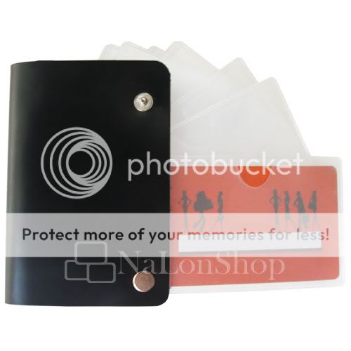 Leather Business Credit Name Card Case ID Holder  