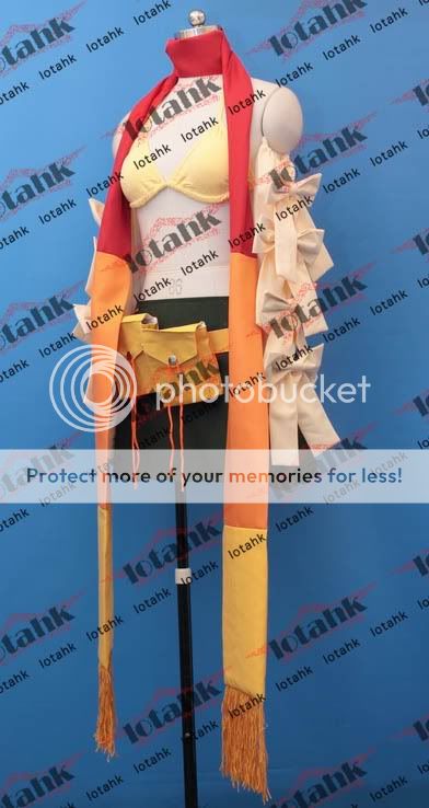 Final Fantasy X 2 Rikku Cosplay Costume Custom Made  