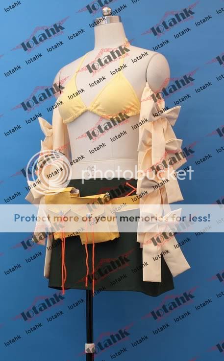 Final Fantasy X 2 Rikku Cosplay Costume Custom Made  