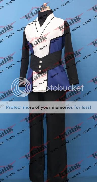 BlazBlue Jin Kisaragi Cosplay Costume Custom Made  