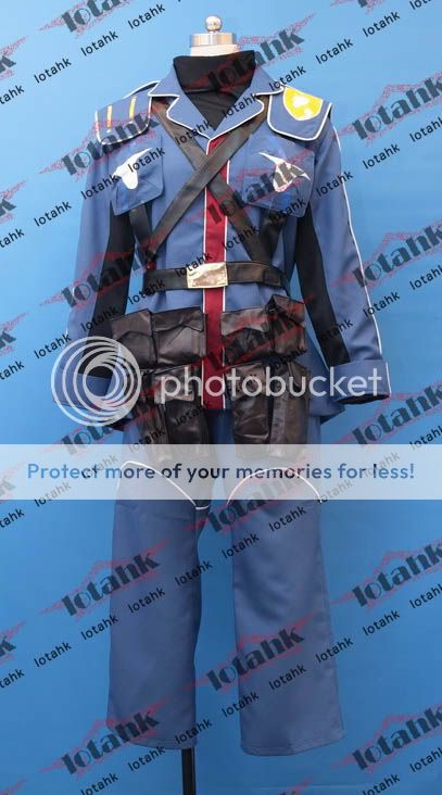 Valkyria Chronicles Vyse Cosplay Costume Custom Made  