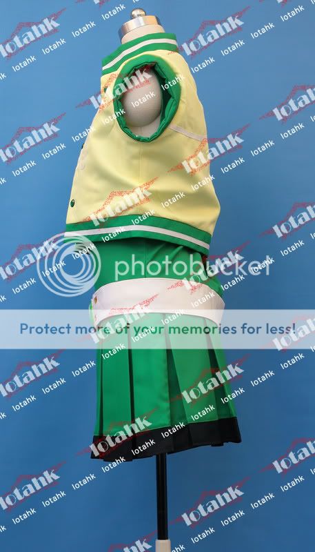 Powerpuff Girl Z Buttercup Cosplay Costume Custom Made  