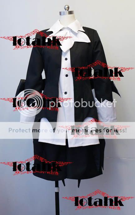 xxxHOLiC Maru Cosplay Costume Custom Made Black Lotahk  