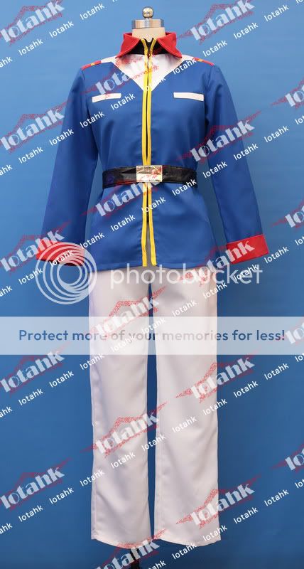 Mobile Suit Gundam U.C 0079 Amuro Ray Cosplay Costume