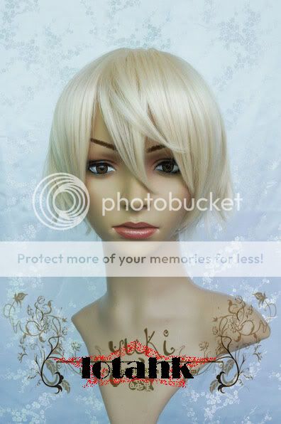 Alois Trancy Cosplay WIG Light GOLD  