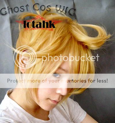 Vocaloid Len Cosplay Wig Gold Lotahk